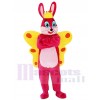 Papillon Lapin costume de mascotte