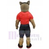 Loup costume de mascotte