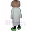 Médecin homme costume de mascotte