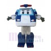 Voiture de police costume de mascotte