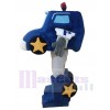 Voiture de police costume de mascotte