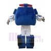 Voiture de police costume de mascotte