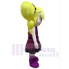 Fille costume de mascotte