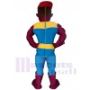 Homme costume de mascotte
