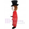 Magicien costume de mascotte