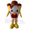 Poulet frit costume de mascotte