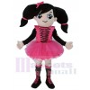 Fille costume de mascotte