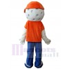 Garçon costume de mascotte