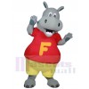 Hippopotame costume de mascotte