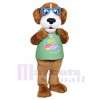 Chien lecteur rocheux costume de mascotte