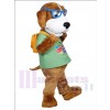 Chien lecteur rocheux costume de mascotte