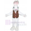 M. White Bunny costume de mascotte