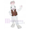 M. White Bunny costume de mascotte