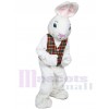 M. White Bunny costume de mascotte