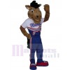 Cheval Mustang costume de mascotte