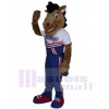 Cheval Mustang costume de mascotte