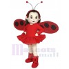 Fille costume de mascotte