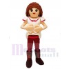 Femme costume de mascotte
