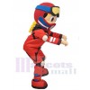 Fille costume de mascotte