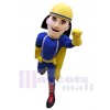 Pompier costume de mascotte