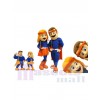 homme et femme costume de mascotte