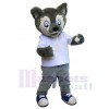 Loup costume de mascotte