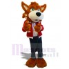 Renard costume de mascotte