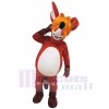 Renard costume de mascotte