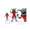 Diable gargouille costume de mascotte