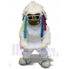 Yéti costume de mascotte