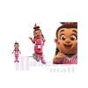 Fille indienne costume de mascotte