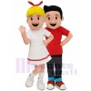 Garçon costume de mascotte