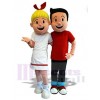 Garçon costume de mascotte