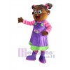 Fille costume de mascotte