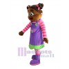 Fille costume de mascotte