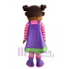 Fille costume de mascotte