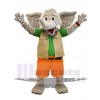 Éléphant costume de mascotte