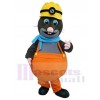 taupe costume de mascotte