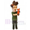 Naturaliste costume de mascotte