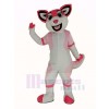 Rose Rauque Chien Mascotte Costume Animal