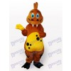 Costume de mascotte adulte animal dinosaure or