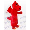 Costume de mascotte adulte Stegosaurus rouge