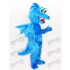 Costume drôle mascotte adulte bleu Stegosaurus