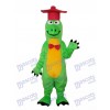 Gentilhomme Dinosaur Mascotte Costume adulte Animal