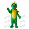 Grande Bouche Thorn Vert Dinosaure Mascotte Costume Adulte Animal