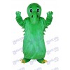 Dinosaur chinois vert Costume de mascotte adulte Animal