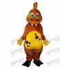 Déguisement de mascotte de dinosaure brun doré Animal Costume