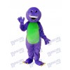 Purple Barney Dinosaur mascotte Costume adulte Animal