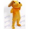 Costume de mascotte adulte jaune chien animal