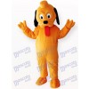 Costume de mascotte adulte jaune chien animal